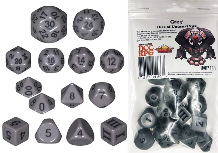 DCC Grey Dice Set