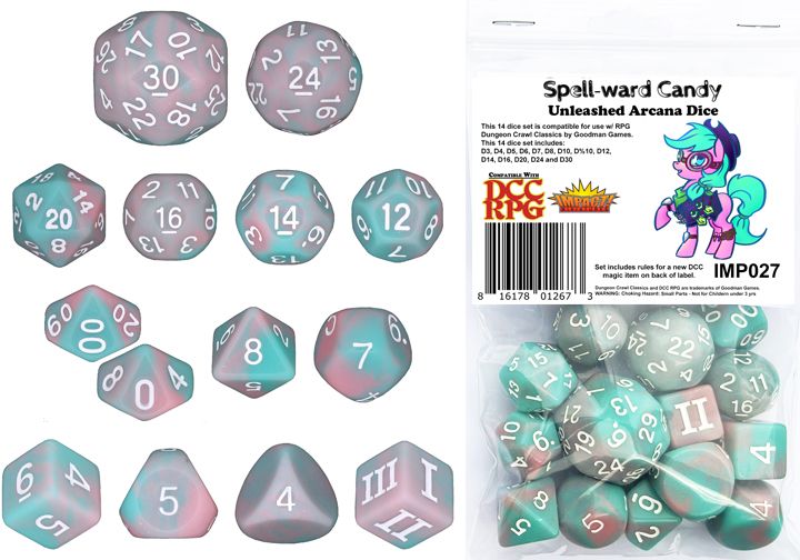 DCC Spell Ward Candy Dice Set