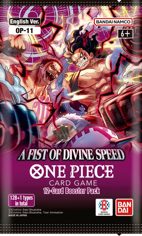One Piece Card Game A Fist of Divine Speed Booster Pack OP-11
