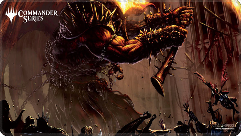 Commander Series Rakdos Stitched Playmat