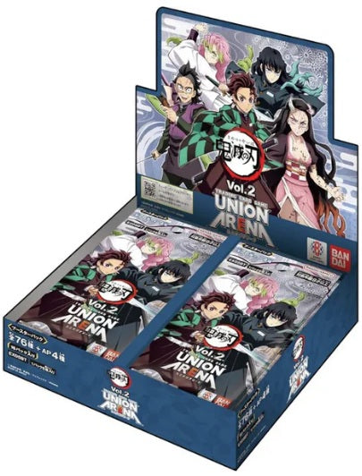 Union Arena Booster Box Demon Slayer Kimetsu No Yaiba Volume 2