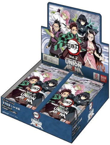 Union Arena Booster Box Demon Slayer Kimetsu No Yaiba Volume 2