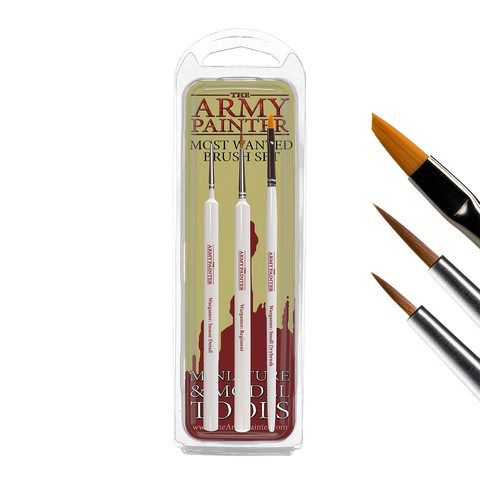 Army Painter Wargamer Most Wanted Brush Set