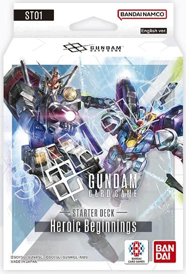 Gundam Card Game Starter Deck Heroic Beginnings ST01