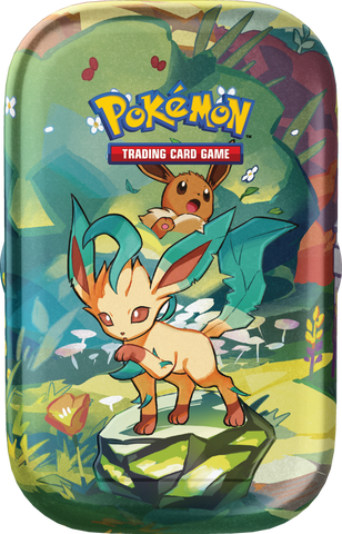 Scarlet & Violet Prismatic Evolutions Mini Tin Leafeon
