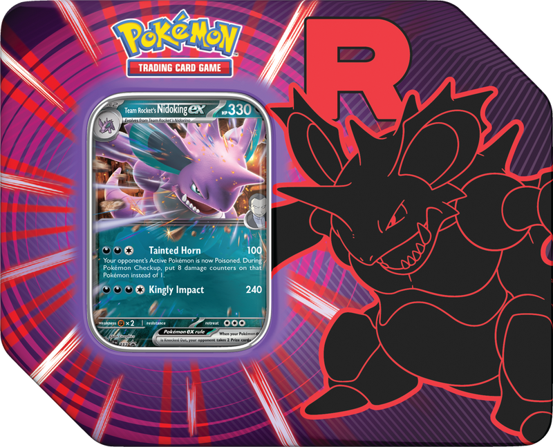 Pokemon Team Rocket Tin Nidoking