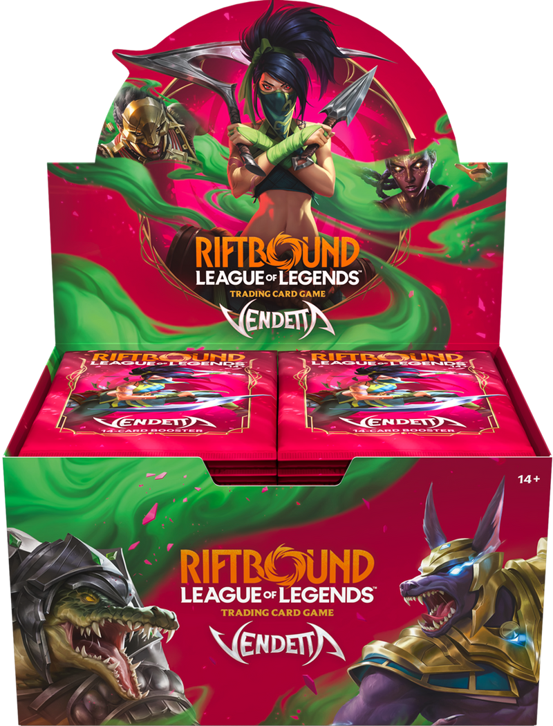[Pre-Order] Riftbound League of Legends Trading Card Game  Vendetta Booster Box