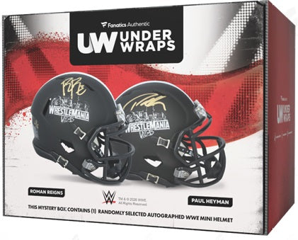 Fanatics Under Wraps Wrestlemania 42 Mini Helmet