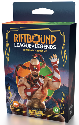 Riftbound League of Legends Trading Card Game Origins Lee Sin Champion Deck