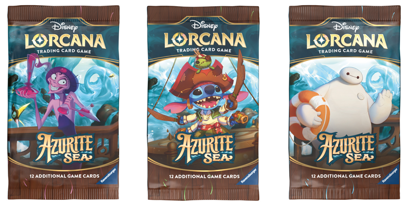 Disney Lorcana Azurite Sea Booster Pack