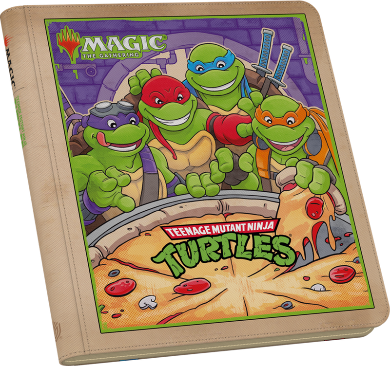 12 Pocket Zipfolio Teenage Mutant Ninja Turtles Pizza Box