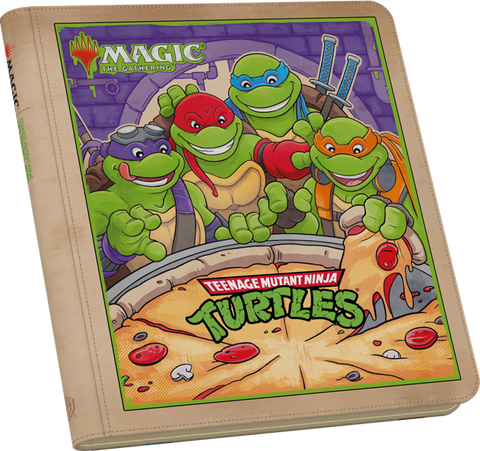 12 Pocket Zipfolio Teenage Mutant Ninja Turtles Pizza Box