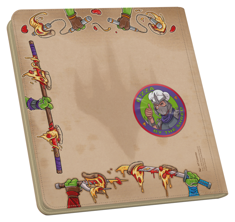 12 Pocket Zipfolio Teenage Mutant Ninja Turtles Pizza Box