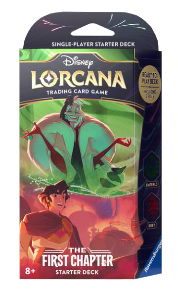 Disney Lorcana The First Chapter Starter Deck Emerald & Ruby