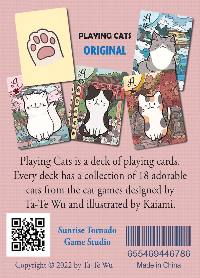 Cats Playing Cards Paw Edition