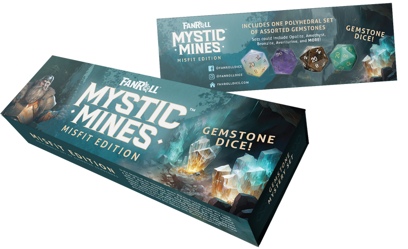 FanRoll Mystic Mines Misfit Edition Gemstone Set