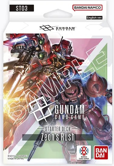 Gundam Card Game Starter Deck Zeon's Rush ST03