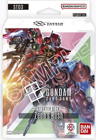 Gundam Card Game Starter Deck Zeon's Rush ST03