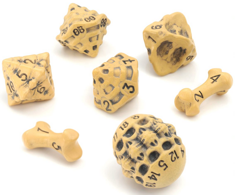 Lynx Skull & Bone 7-Die Set Yellow