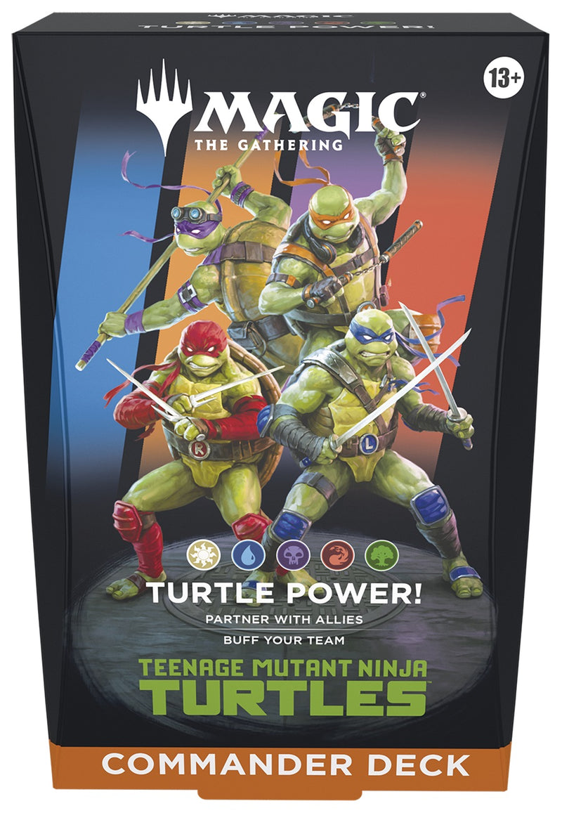Teenage Mutant Ninja Turtles Commander Deck Turtle Power