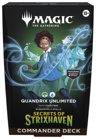 Secrets of Strixhaven Commander Deck Quandrix Unlimited