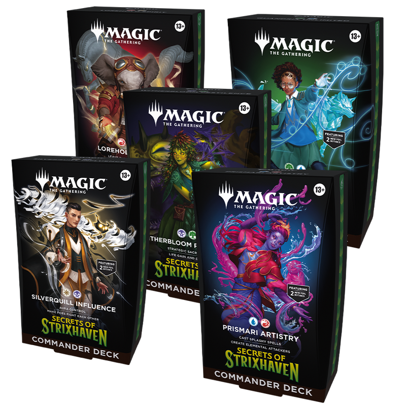 Secrets of Strixhaven Commander Deck Set of 5