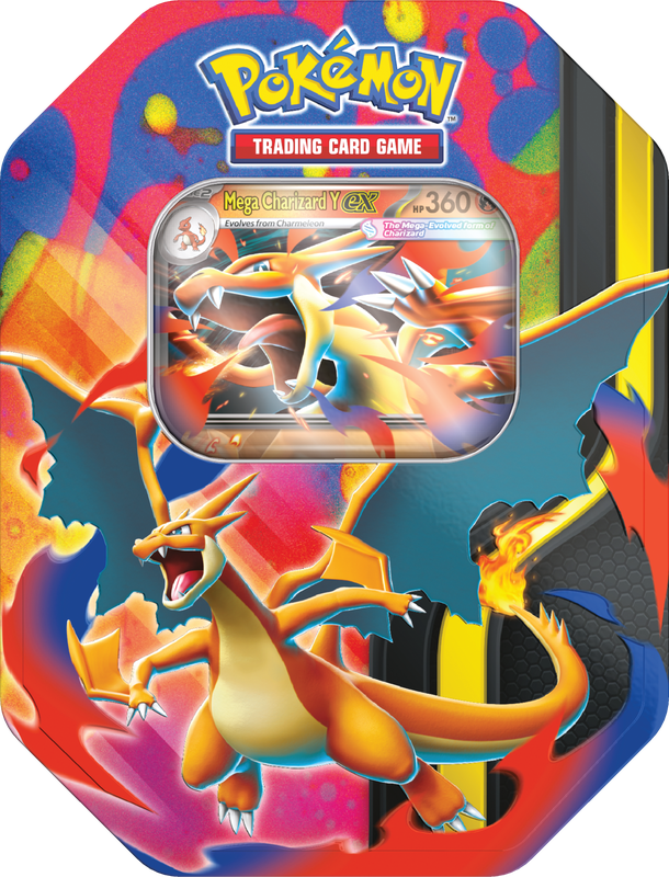Pokemon Mega Charizard Tin Mega Charizard Y