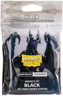 Dragon Shield Perfect Fit Black Thick Sleeves