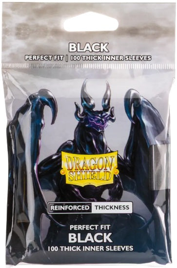 Dragon Shield Perfect Fit Black Thick Sleeves
