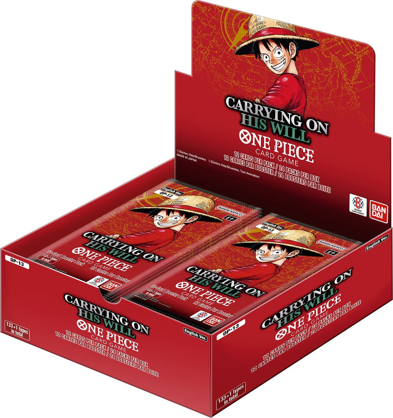 One Piece Card Game Carrying on His Will Booster Box OP-13