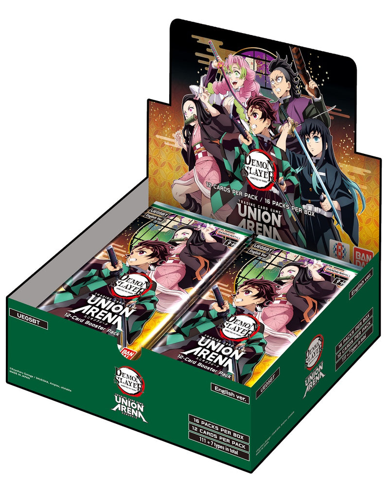 Union Arena Booster Box Demon Slayer Kimetsu No Yaiba