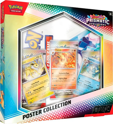 Scarlet & Violet Prismatic Evolutions Poster Collection Box