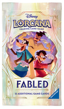 Disney Lorcana Fabled Booster Pack