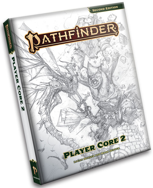 [Dent & Ding] Pathfinder Player Core Sketch Cover