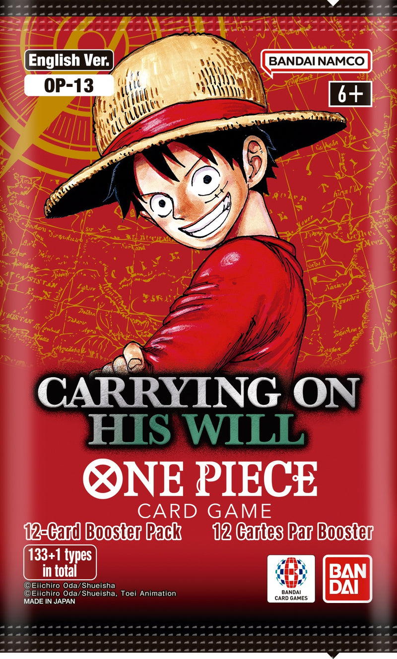 One Piece Card Game Carrying on His Will Booster Pack OP-13