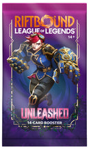 Riftbound League of Legends Trading Card Game Unleashed Booster Pack