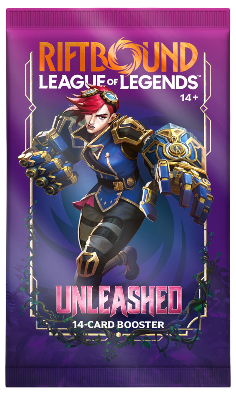 Riftbound League of Legends Trading Card Game Unleashed Booster Pack