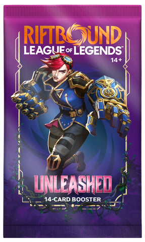 Riftbound League of Legends Trading Card Game Unleashed Booster Pack