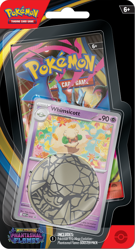 Mega Evolution Phantasmal Flames Checklane Blister Whimsicott