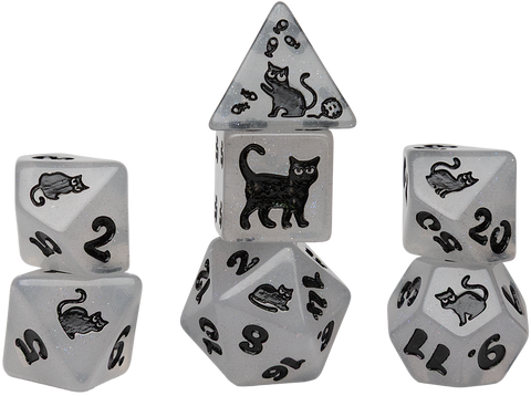 Sirius Dice Animals Shimmerpaw Polyhedral 7-Die Set