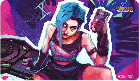 Riftbound League of Legends Trading Card Game Playmat Origins Jinx