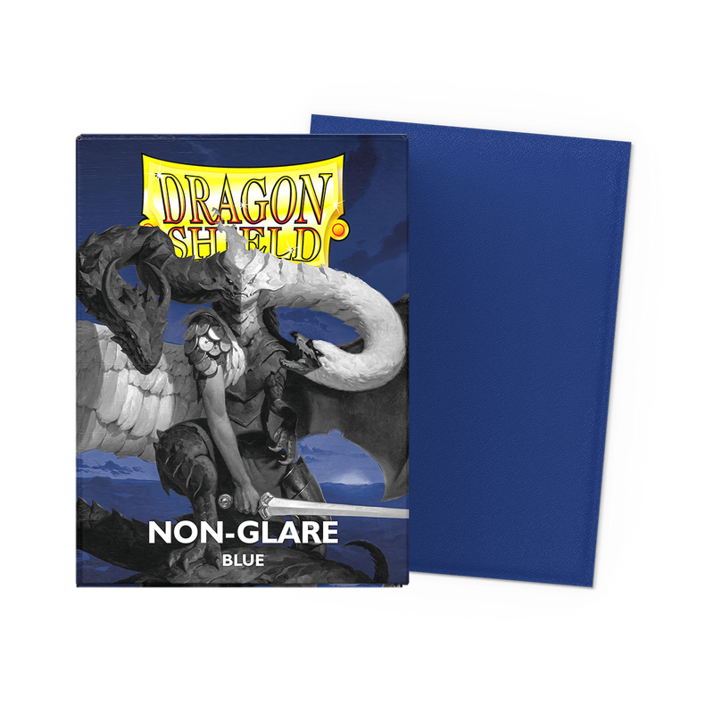 Dragon Shield Matte Blue Sleeves (Non Glare)