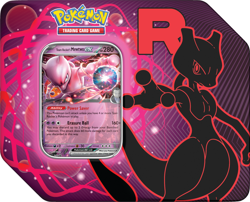 Pokemon Team Rocket Tin Mewtwo