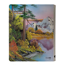 9 Pocket Zippered Pro Binder Bob Ross Mighty Mountain Lake