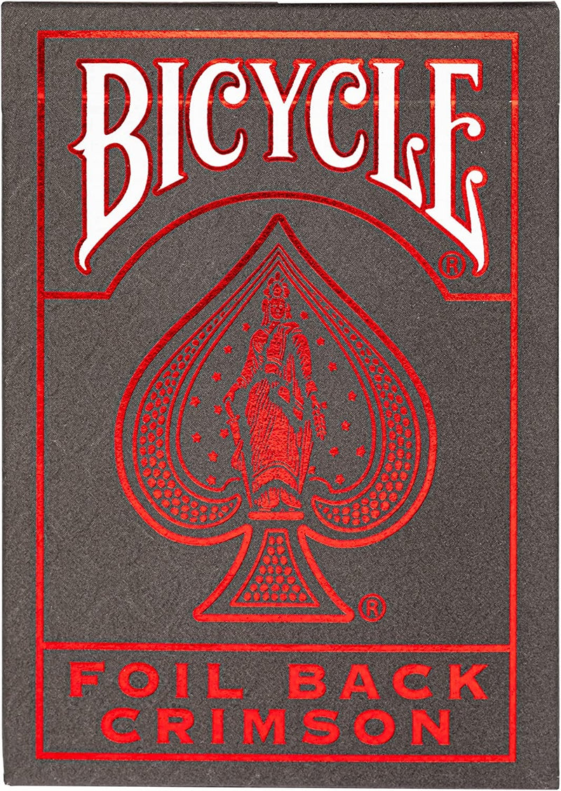 Bicycle Playing Cards Metalluxe Red