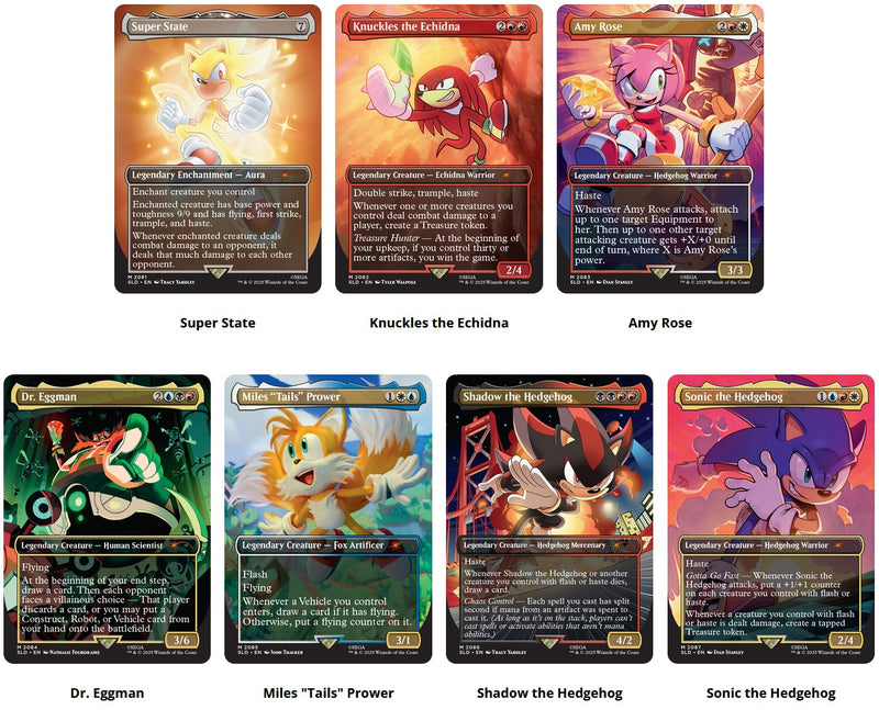 Secret Lair Drop Series Sonic The Hedgehog Friends & Foes