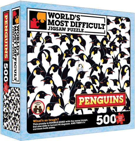 World's Most Difficult Penguins 500Pc Puzzle