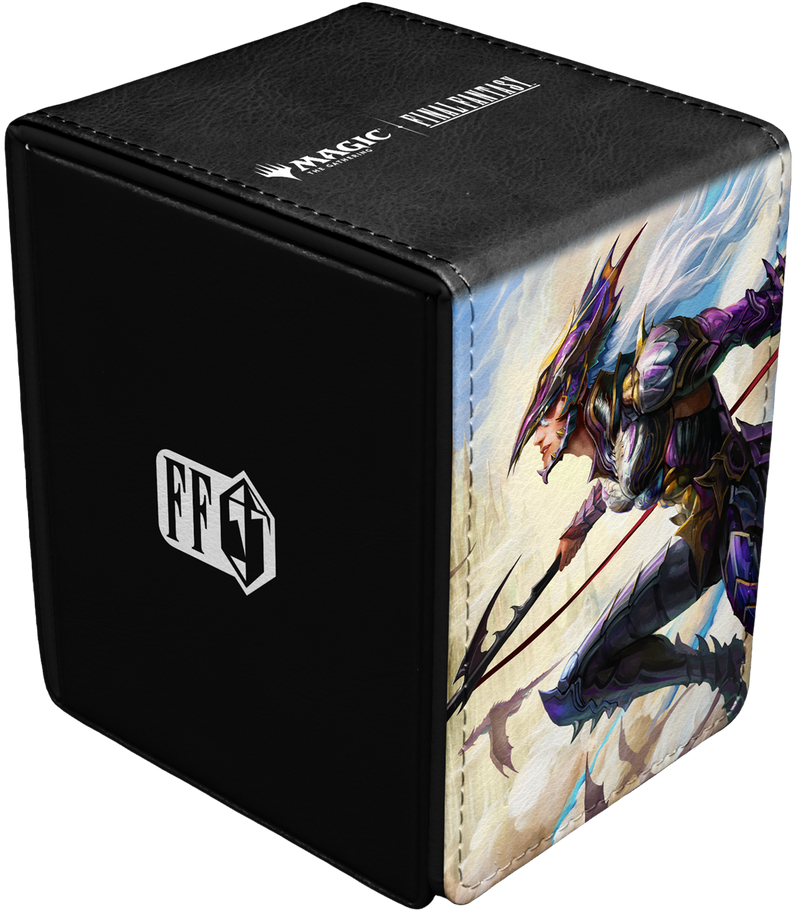 Alcove Flip Magic: The Gathering Final Fantasy Kain, Traitorous Dragoon 100+ Premium Deck Box
