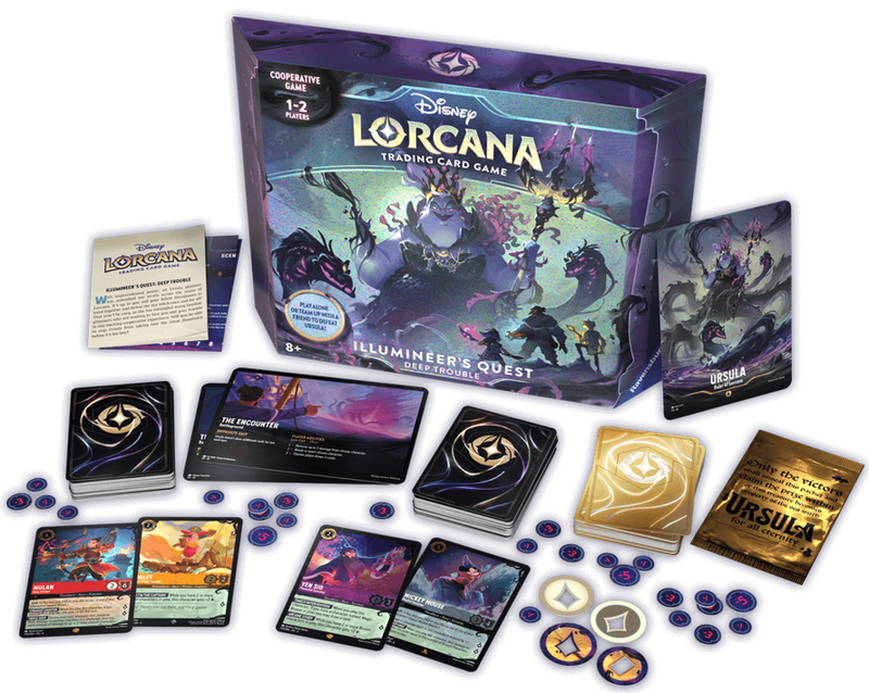 [Shipping Starts May 31st/In Store Pickup Now] Disney Lorcana Deep Trouble Illumineer’s Quest