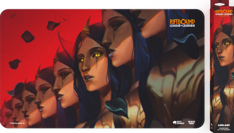 Riftbound League of Legends Trading Card Game Playmat Unleashed LeBlanc